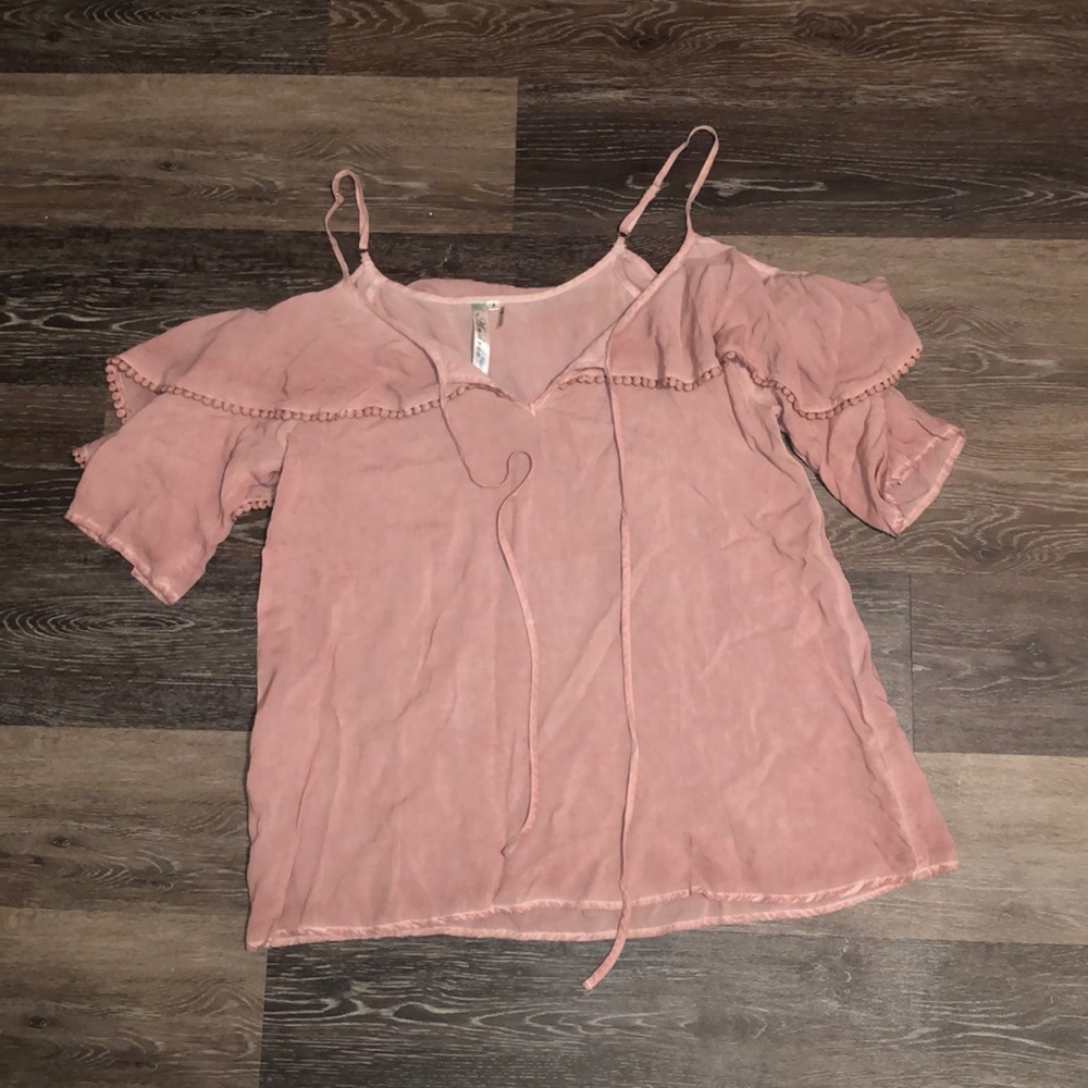 Tank top off the shoulder blouse